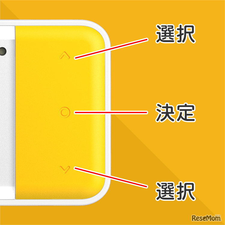 ボタンが少なく操作が簡単