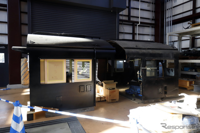 東武C11 123復元。運転室（キャブ）は新製（向かって左）だ。