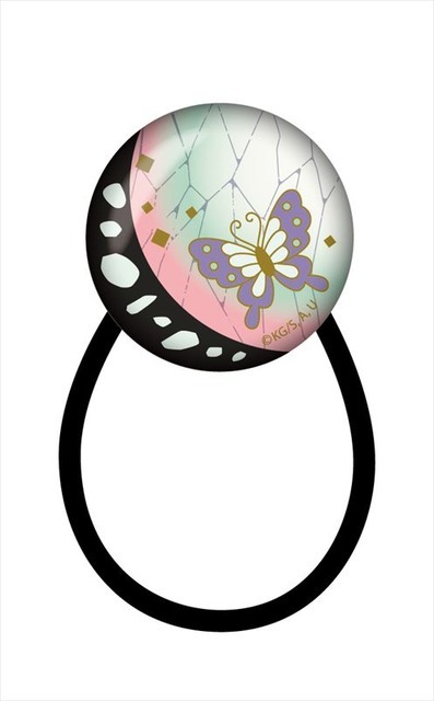 「鬼滅の刃 ガラスヘアゴム  全30種」各650円（税抜）（C）吾峠呼世晴／集英社・アニプレックス・ufotable