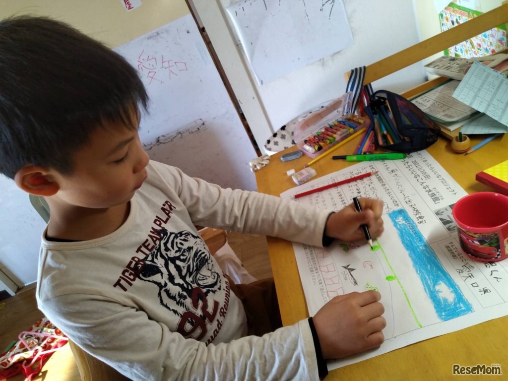 アイデア作品制作のようす