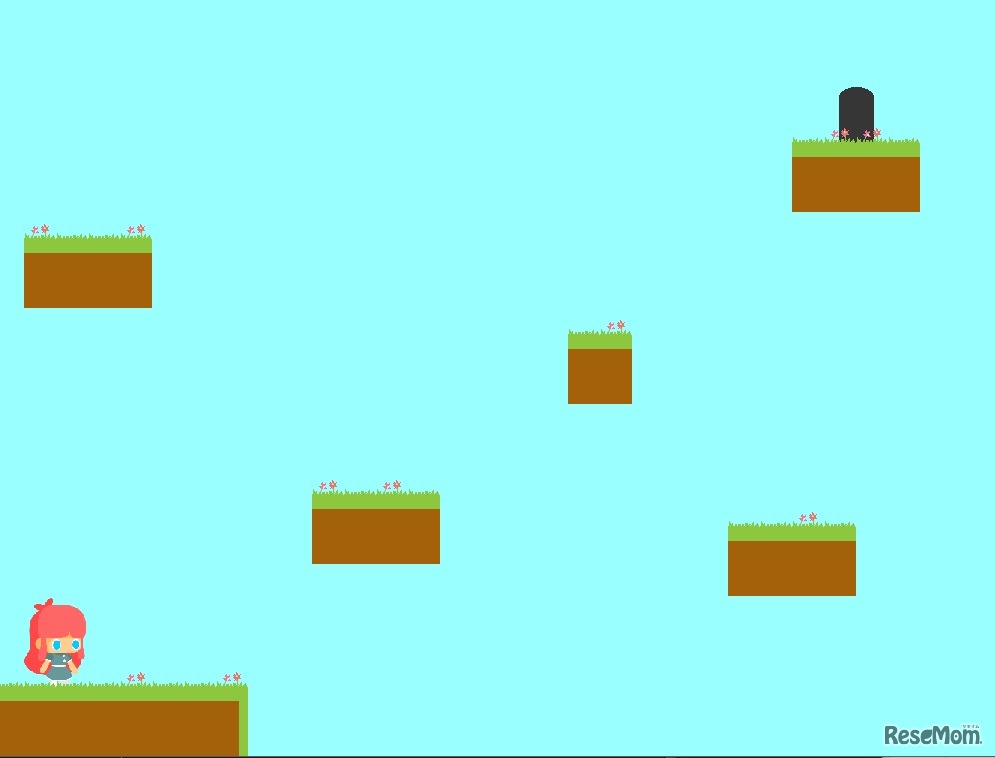 GMS2を用いたゲーム画面