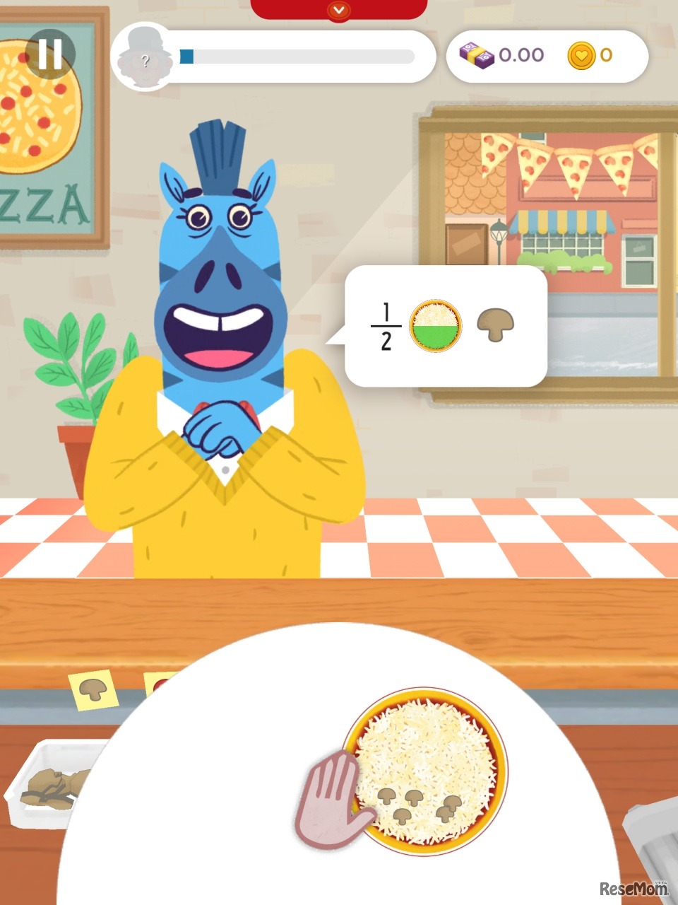 Osmo ピザカンパニー　イメージ画像　(c) 2020,Tangible Play Inc. All rights reserved.