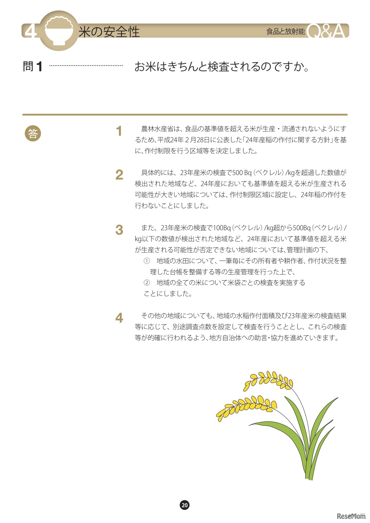 食品と放射能Q＆A