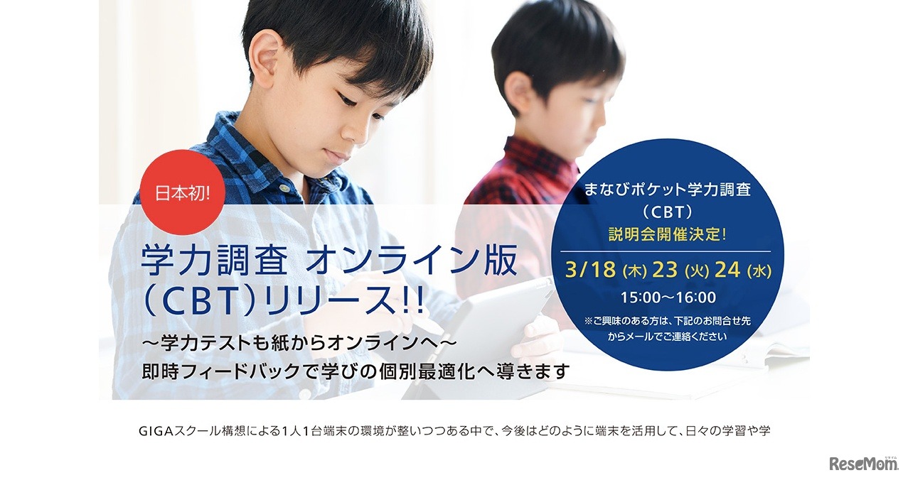 まなびポケット学力調査（CBT）