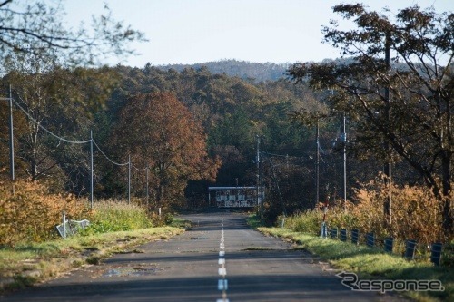 幌延町内の安牛駅。