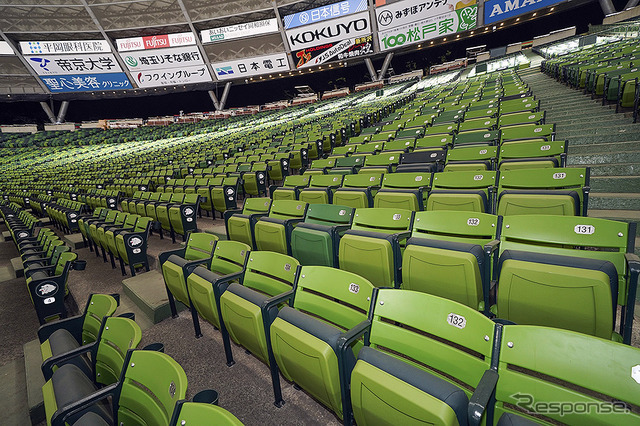 内野指定席エリア シートグラデーション