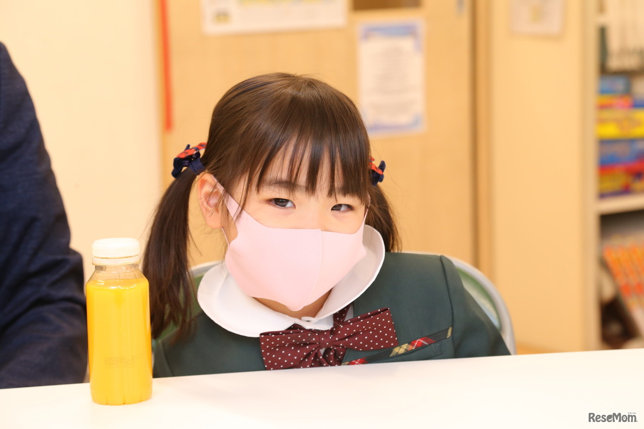 インタビューに同席してくれた坂本賀倉くんの妹りずさん