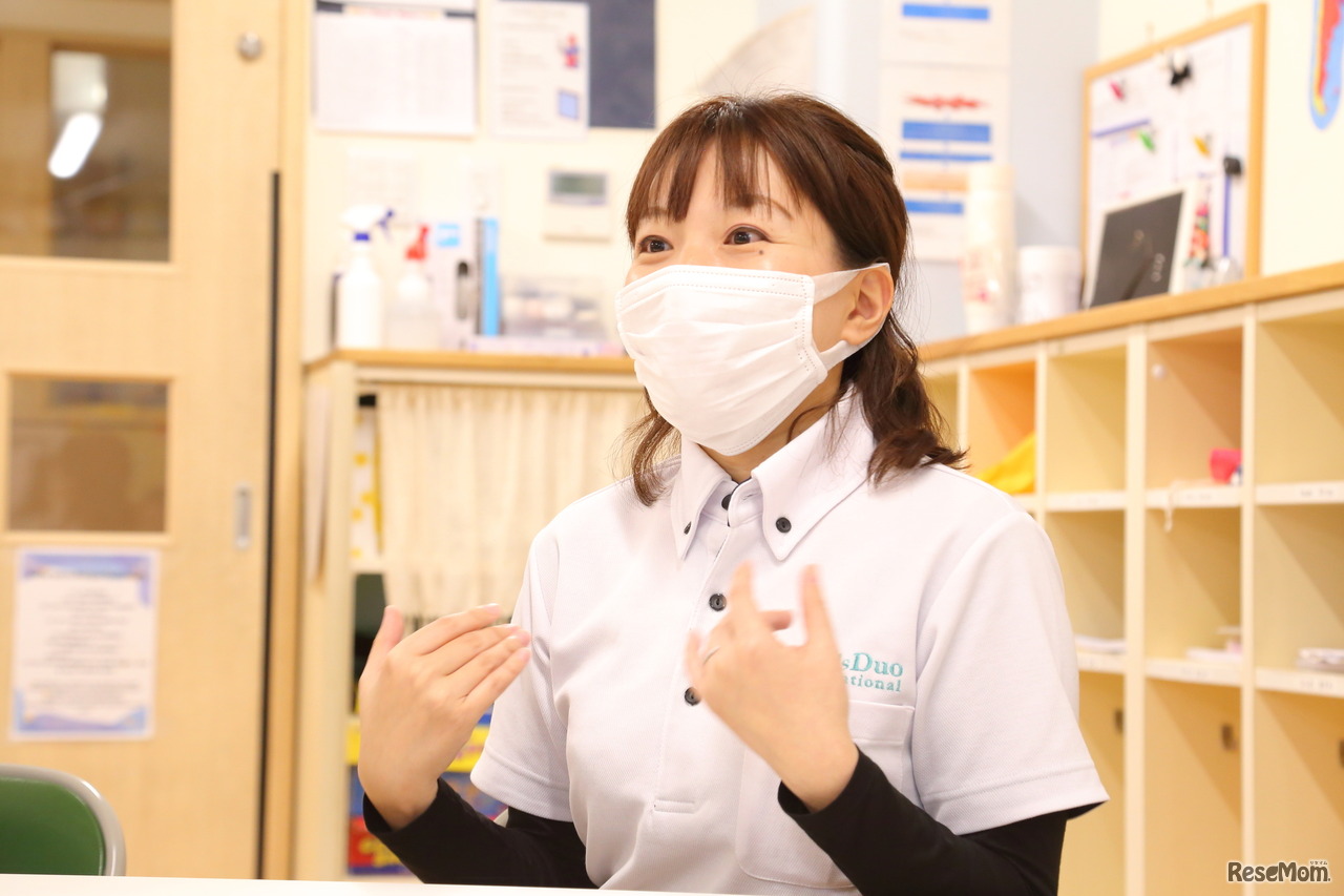 インタビューに応じてくれた坂本賀倉くんの担任・梅沢先生