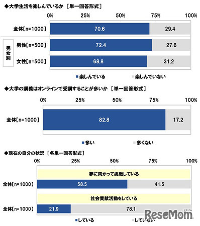 質問回答のグラフ
