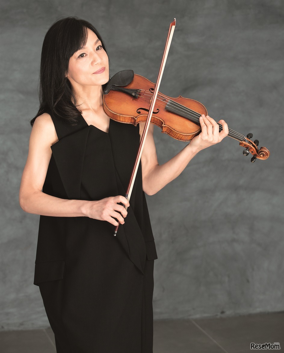 千住真理子（ヴァイオリン・お話） (c) Kiyotaka Saito（SCOPE）