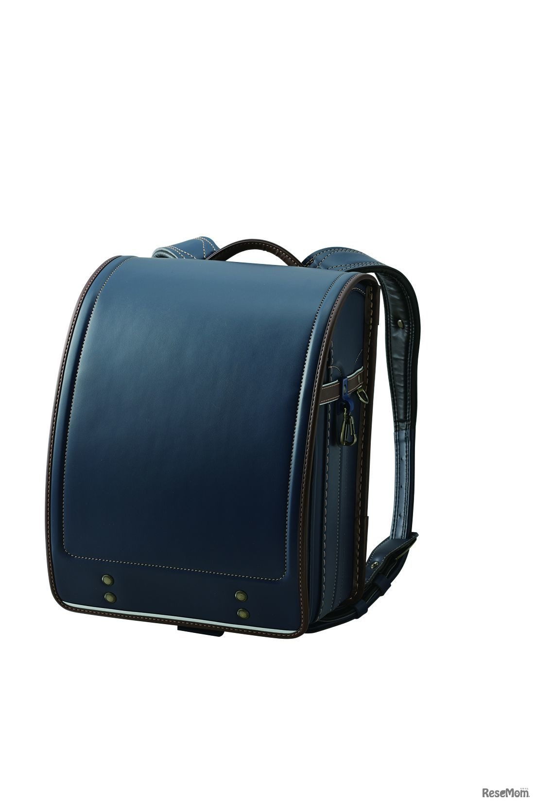 市川鞄広「クラシック」ネイビー×ブラウン