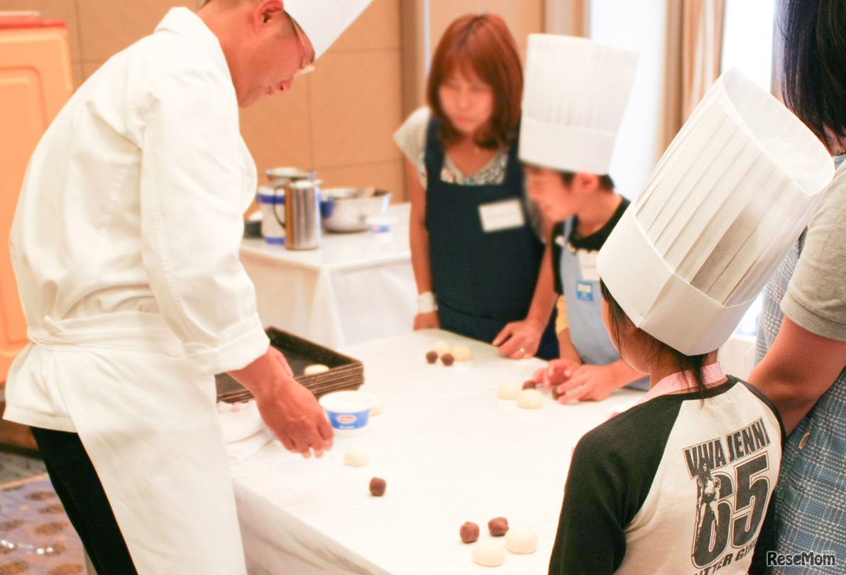 ホテルでパティシエ気分