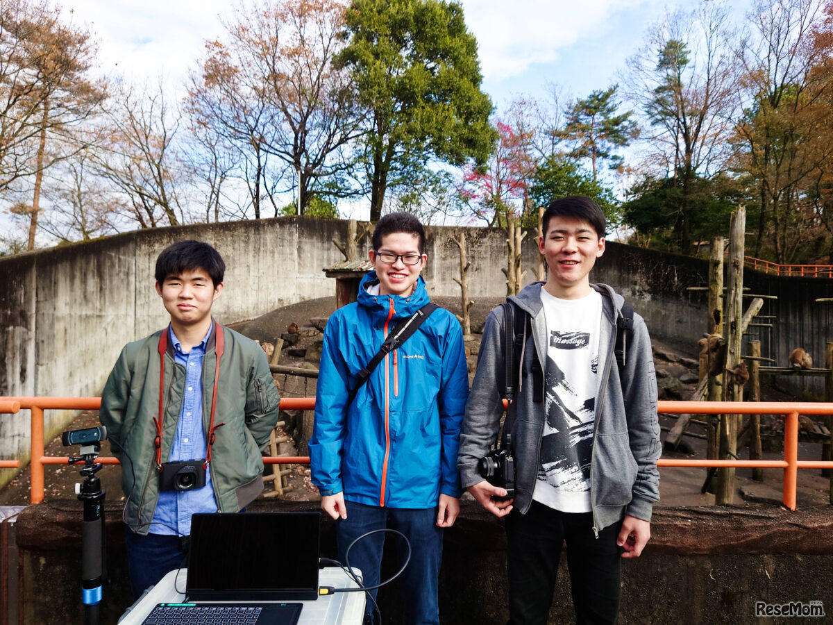 写真左から杉晃太朗さん、佐藤俊太朗さん、畠中義基さん