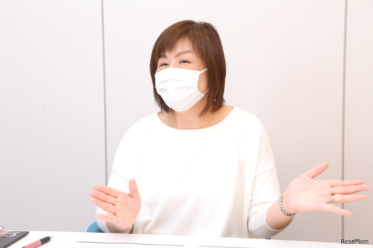 インタビューに応じてくれたベネッセビースタジオ 第三教室事業部・部長の中山真理子氏
