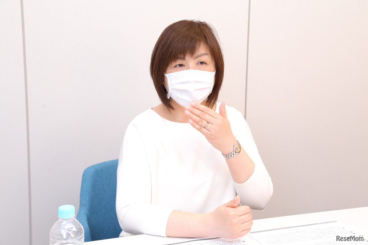 インタビューに応じてくれたベネッセビースタジオ 第三教室事業部・部長の中山真理子氏