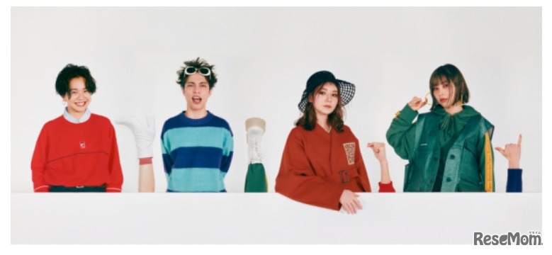 主題歌を担当する男女混成4人組ロックバンド「FAITH」