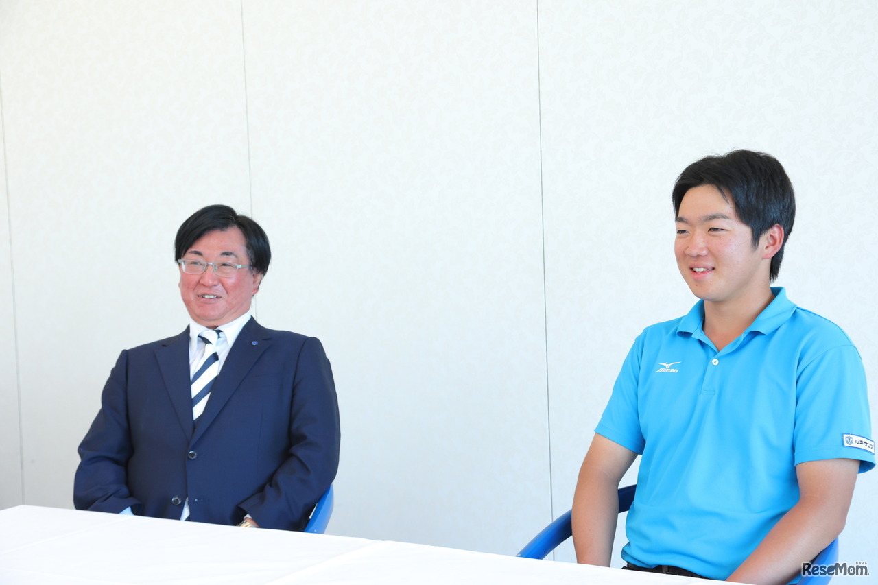 「主将は精神的な柱」ルネサンス高校ゴルフ部顧問 高木剛先生が、三浦隆治選手を主将に決めた