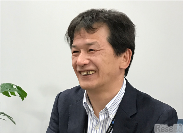 インタビューに応じてくれたコニカミノルタ上席執行役員の廣田好彦氏