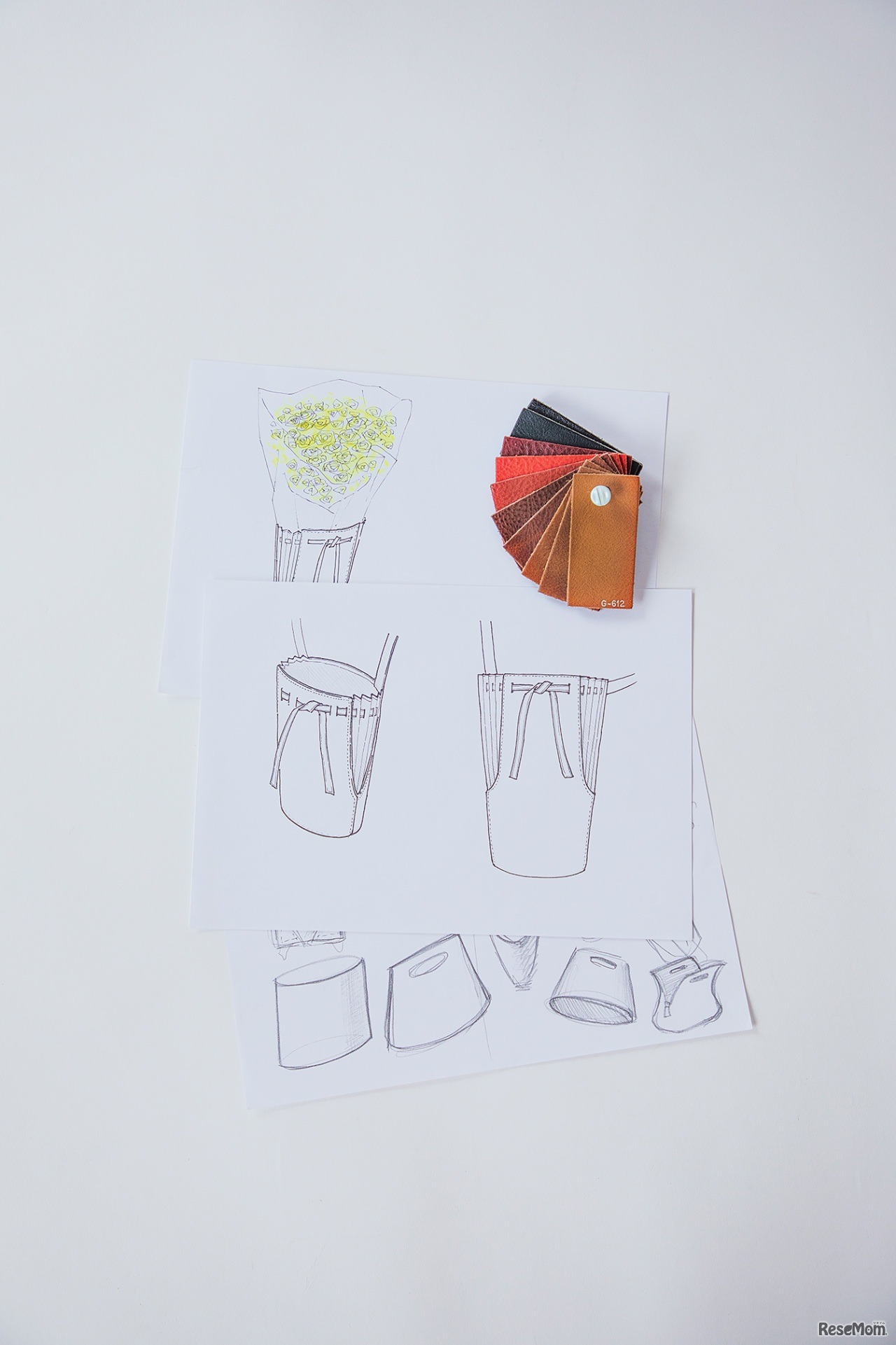 アイデアを元にしたデザイン画