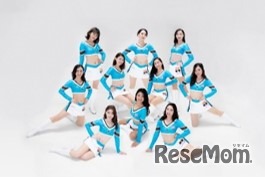 横浜GRITSオフィシャルチアリーダーズ GRITS TOPAZ　(c) GRITS TOPAZ photo by Michi Ishijima