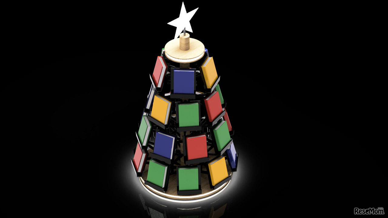 特賞を受賞した山崎さんの作品「ブックツリー」