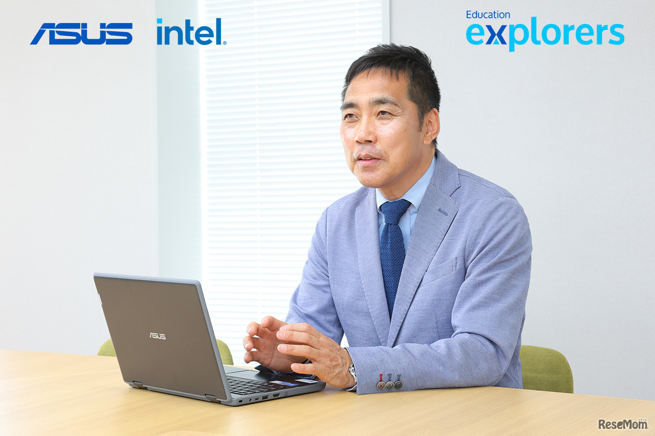 「ASUS B1100FKA」を使う松田孝先生