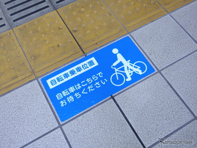 西武多摩川線サイクルトレイン（武蔵堺駅デモ）