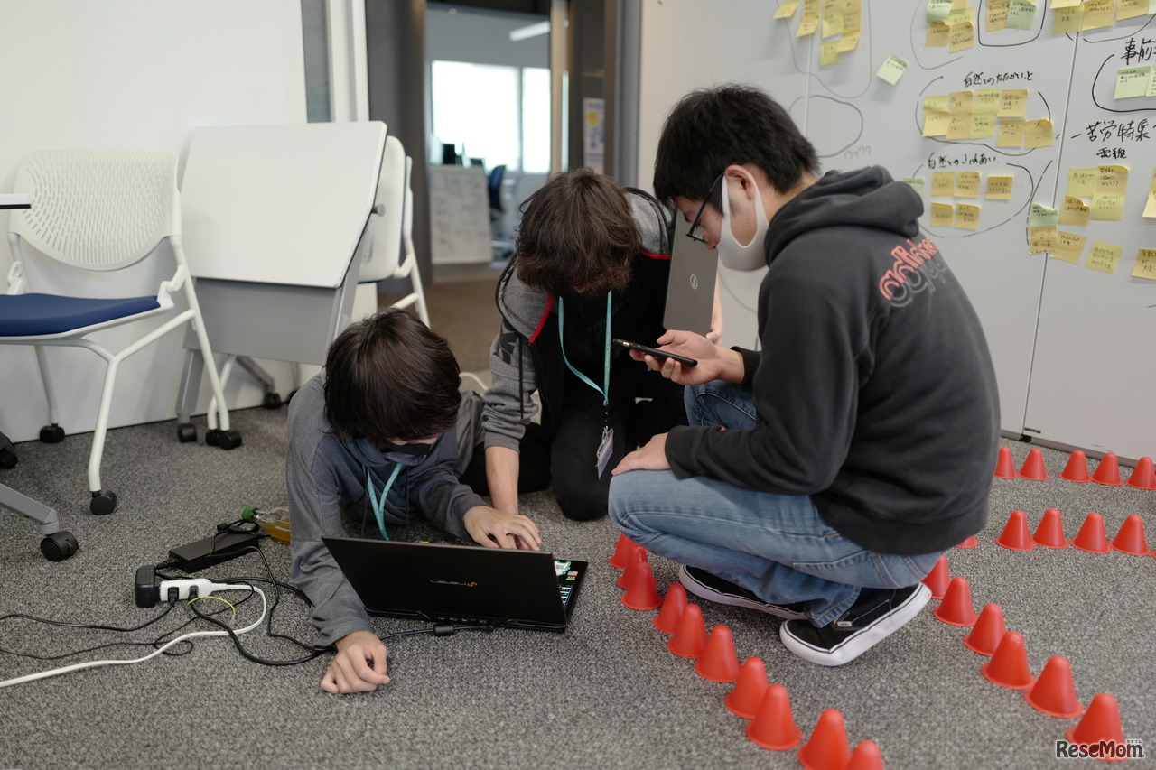 2年生のエンジニアリングコンテクストの授業