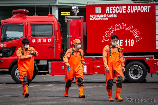 静岡県熱海市での捜索・救助活動