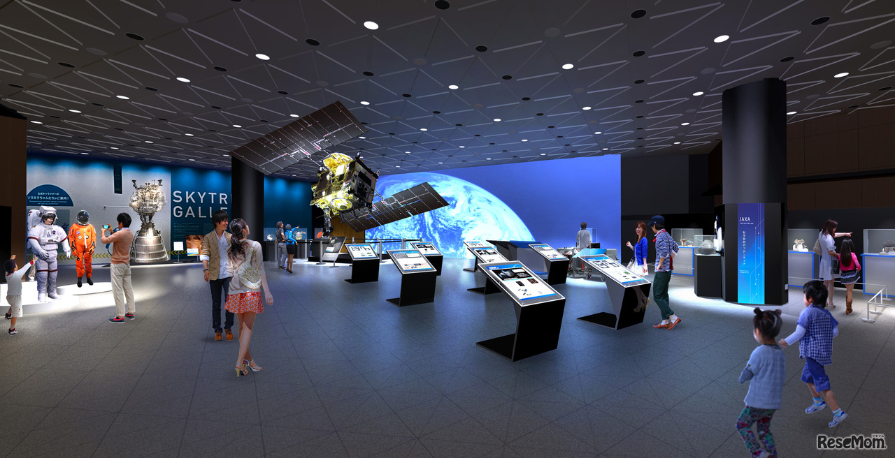 「科学技術のフロンティア」～宇宙と海洋～ の展示（イメージ）