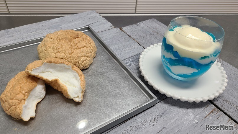 雲パン＆青空ゼリー