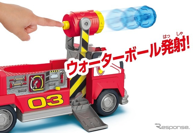 DX変形ビークル マーシャル スーパーファイヤートラック　(c) Spin Master Ltd. PAW PATROL and all related titles, logos, characters; and SPIN MASTER logo are trademarks of Spin Master Ltd. Used under license. Nickelodeon and all related titles and logos are trademarks of Viacom International Inc.