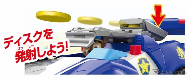 DX変形ビークル チェイス スーパーポリスカー　(c) Spin Master Ltd. PAW PATROL and all related titles, logos, characters; and SPIN MASTER logo are trademarks of Spin Master Ltd. Used under license. Nickelodeon and all related titles and logos are trademarks of Viacom International Inc.