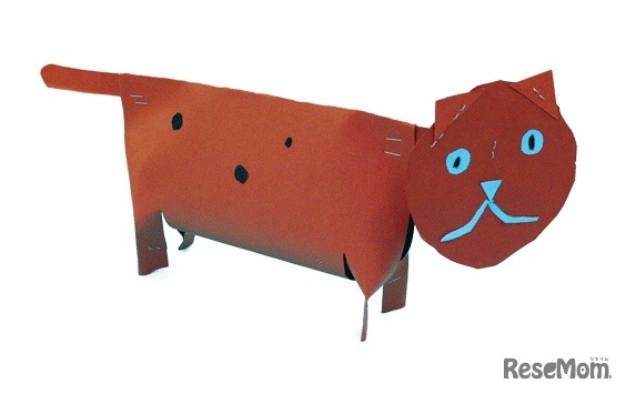 来場した子供たちへのプレゼント「おうちでつくろう！ミニどうぶつ」イメージ