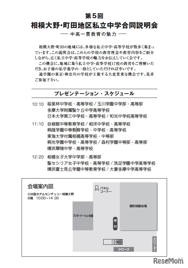 プレゼンテーション・スケジュール