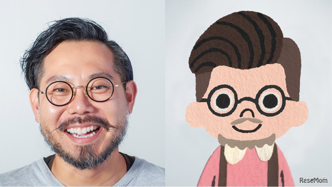 登場人物の顔をアバター形式でオリジナル作成