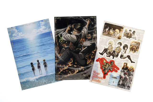「進撃の巨人」ステッカー＆ポストカードブック(C)諌山創・講談社／「進撃の巨人」The Final Season製作委員会