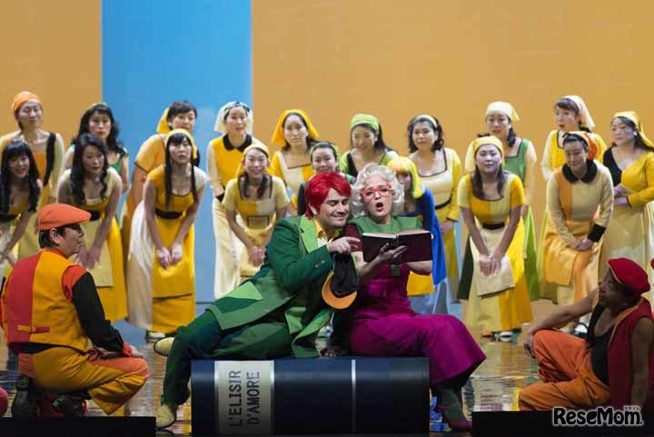 オペラ「愛の妙薬」2018年公演より（写真：寺司正彦氏）