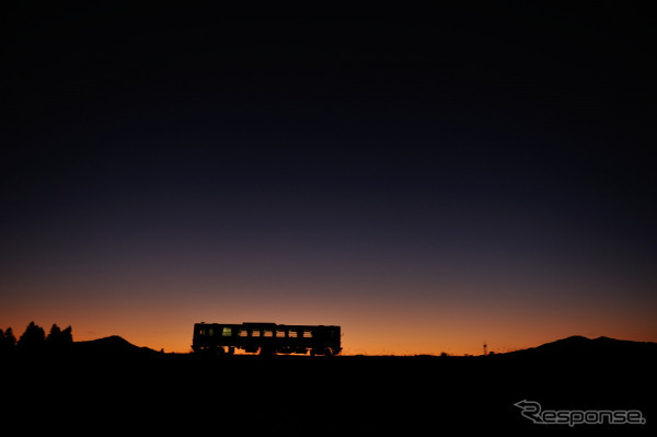 秋田内陸線の夜行列車イメージ（8月6日発）