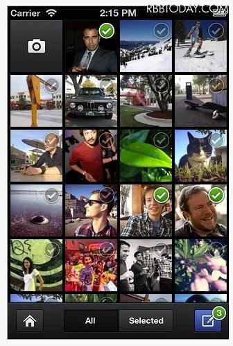 チェックマークを付けるだけで、共有も簡単に行える