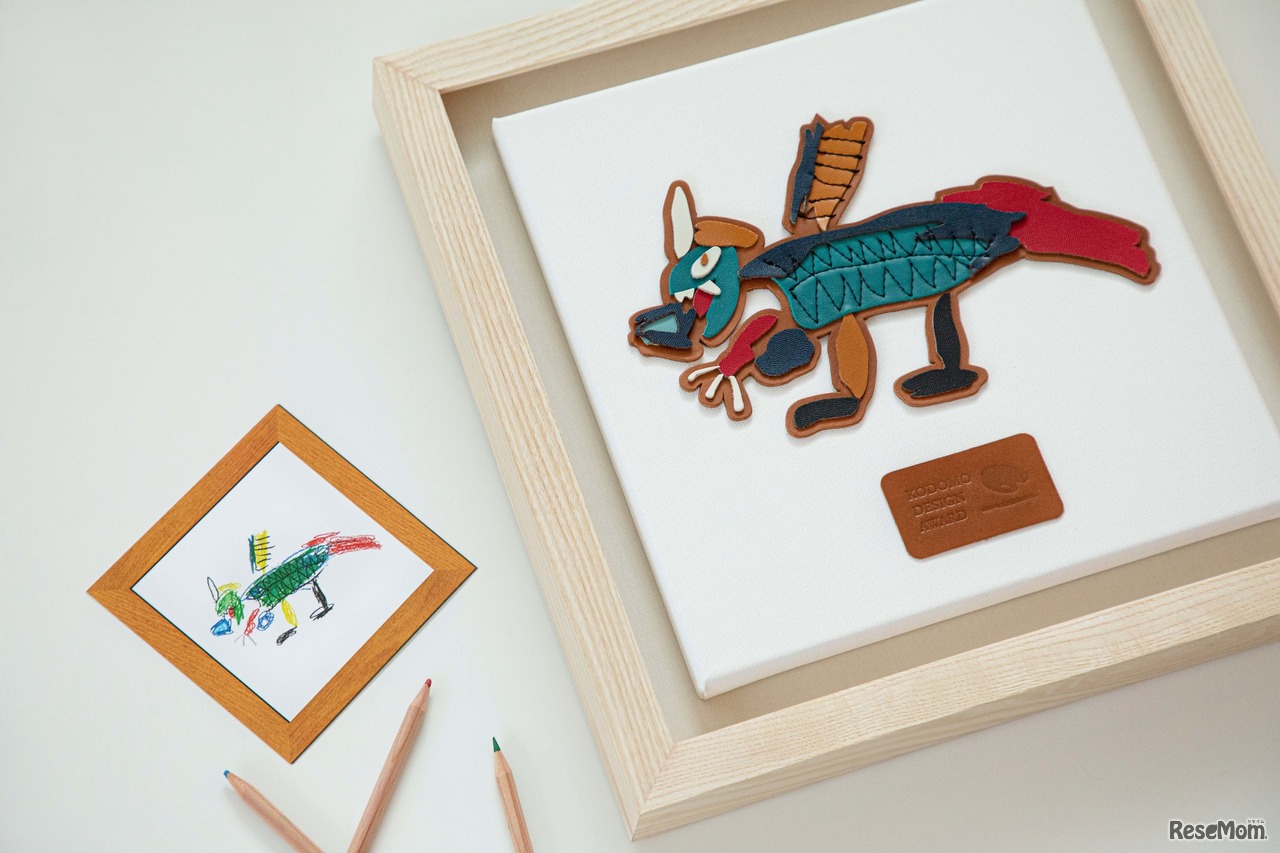 土屋鞄製作所の職人とデザイナーによる「革のキャンバスアート」