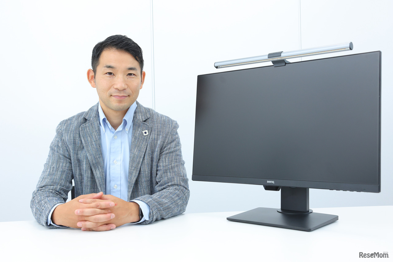 高橋一也先生と27インチアイケア「GW2780T」