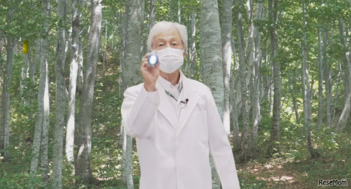 振ると光が灯る