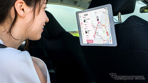 ルートやガイドを全座席で共有