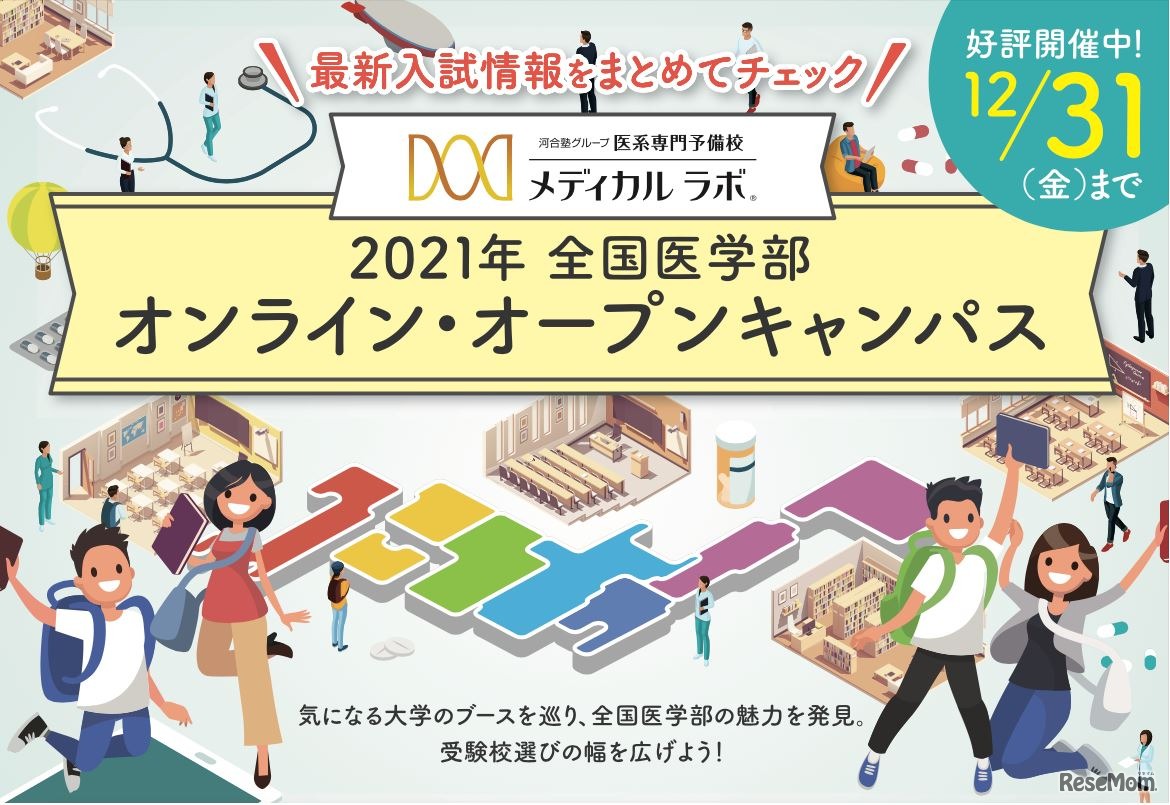 2021年全国医学部オンライン・オープンキャンパス