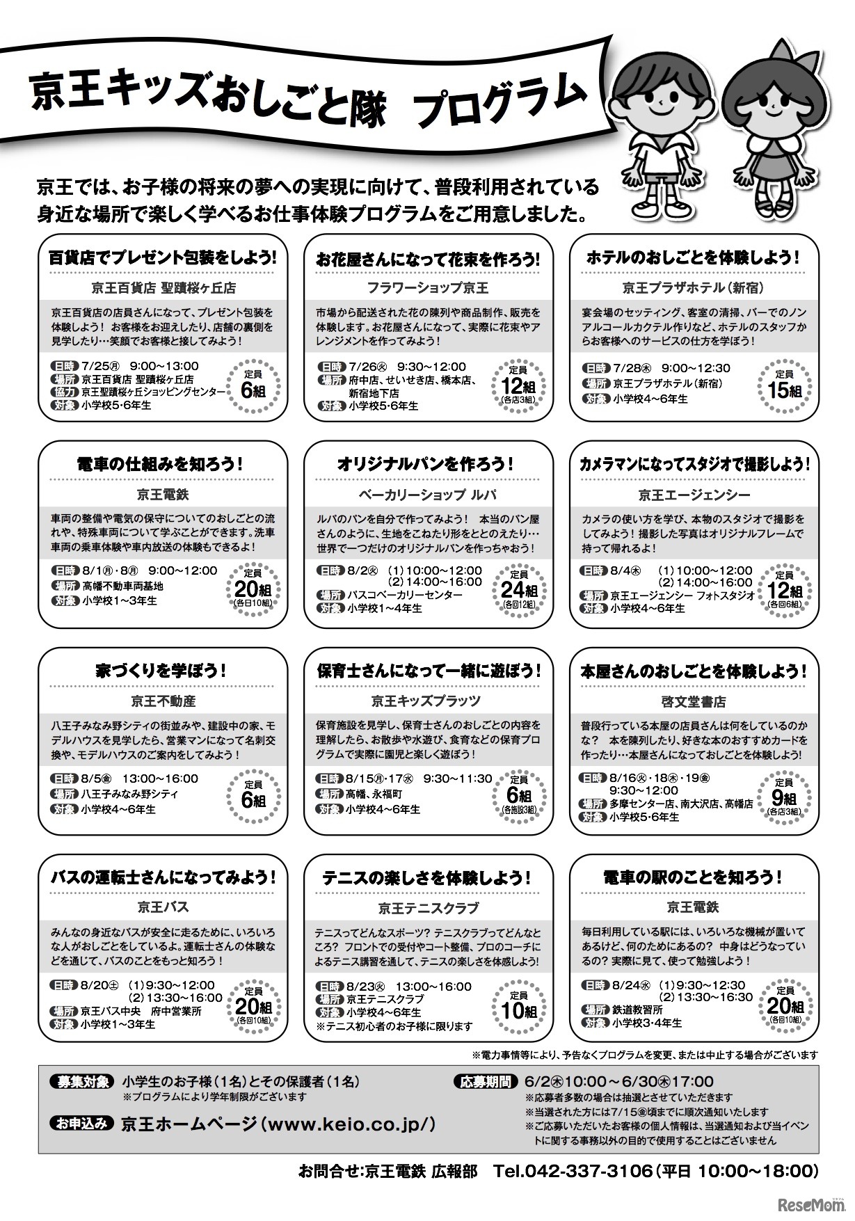 プログラム一覧