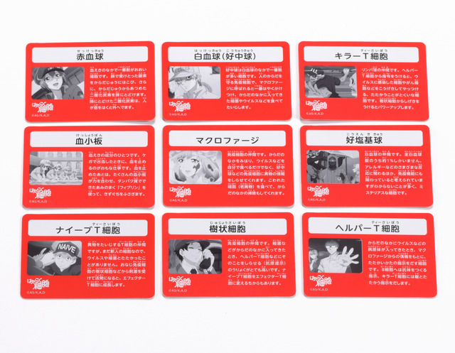 「はたらく細胞 学べるかるた」(C)清水茜／講談社・アニプレックス・davidproduction