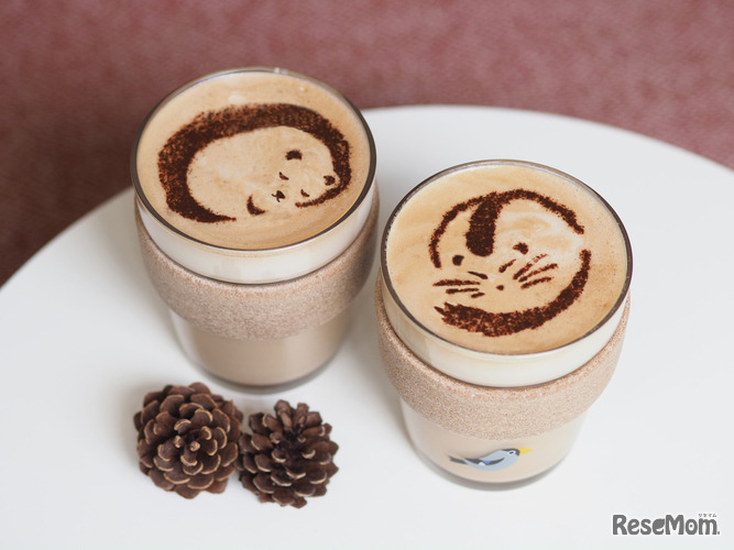 冬眠する動物のカフェラテ