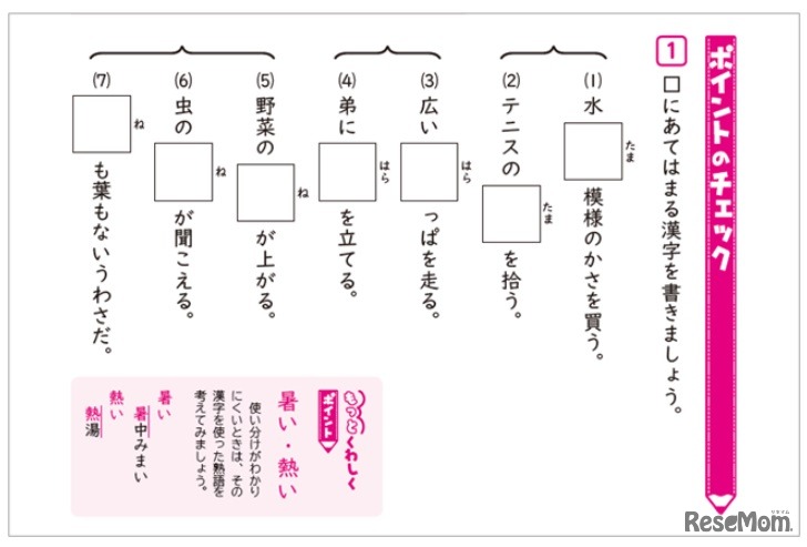 「今日のテーマ」に沿って、1,026字の漢字と言葉の成り立ちをおさらい