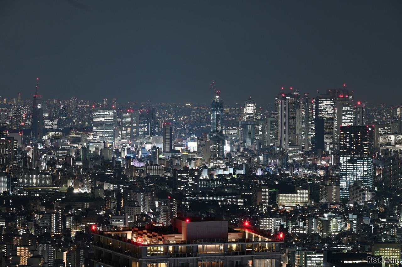 展望台からの夜景写真